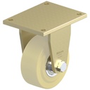 BS-GSPO 202K 200x80mm fixed top plate 255x200mm castor with cast nylon ball bearing wheel 4500kg.