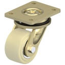 LS-GSPO 101K 100mm swivel top plate 140x110mm castor with cast nylon ball bearing wheel 1500kg.