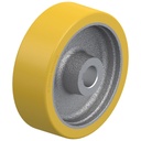 GTHN 150/25H7 150x50mm Extrathane polyurethane on cast iron centre bore 25mm H7 hub length 60mm plain bearing with keyway 8x3.3mm 700kg