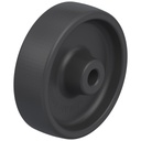 Wheel series 100mm heat resistant thermoplastic (-25°C - +250°C) 12mm bore hub length 45mm plain bearing 120kg