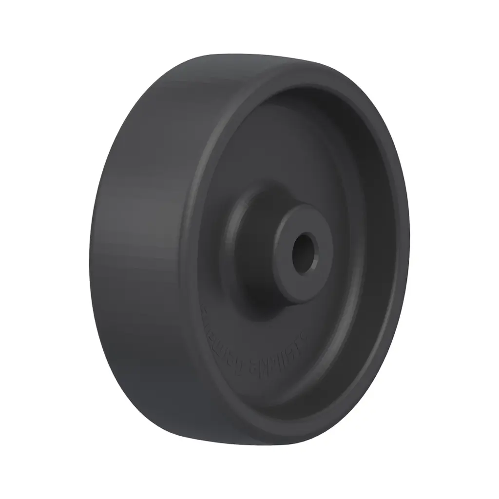 POHI 125/12G Wheel series 125mm heat resistant thermoplastic (-25°C - +250°C) 12mm bore hub length 45mm plain bearing 300kg