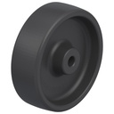 POHI 125/12G 125mm heat resistant thermoplastic (-25°C - +250°C) 12mm bore hub length 45mm plain bearing 180kg