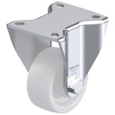 BH-SPO 80G 80mm fixed top plate 100x85mm castor with nylon plain bearing wheel 350kg.