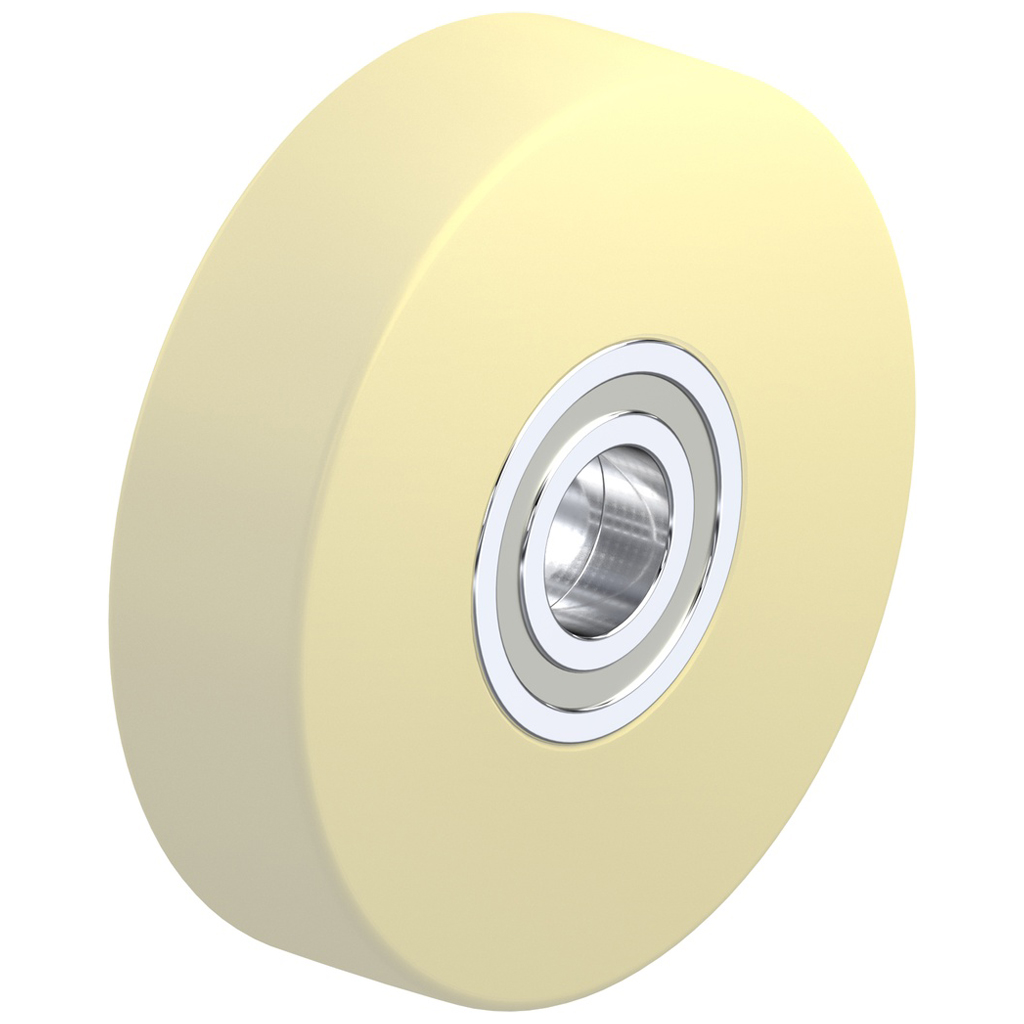 Wheel series 500mm cast nylon 100mm bore hub length 130mm ball bearing 15000kg