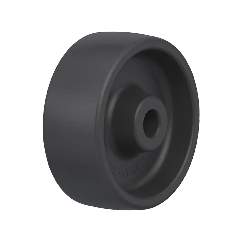 POHI 81/12G Wheel series 80mm heat resistant thermoplastic (-25°C - +250°C) 12mm bore hub length 35mm plain bearing 180kg