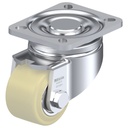 LH-GSPO 65K 65mm swivel top plate 100x85mm castor with cast nylon ball bearing wheel 650kg.