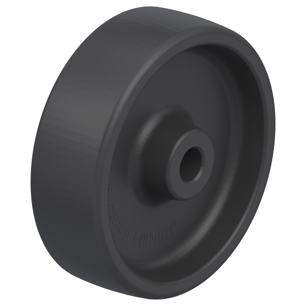 POHI 125/15G 125mm heat resistant thermoplastic 15mm bore hub length 45mm plain bearing 180kg
