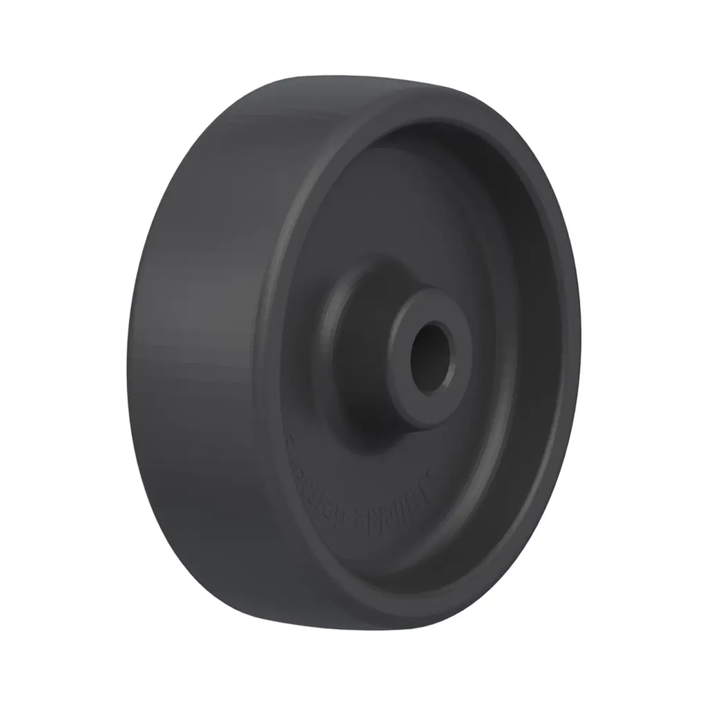 POHI 125/15G Wheel series 125mm heat resistant thermoplastic (-25°C - +250°C) 15mm bore hub length 45mm plain bearing 300kg