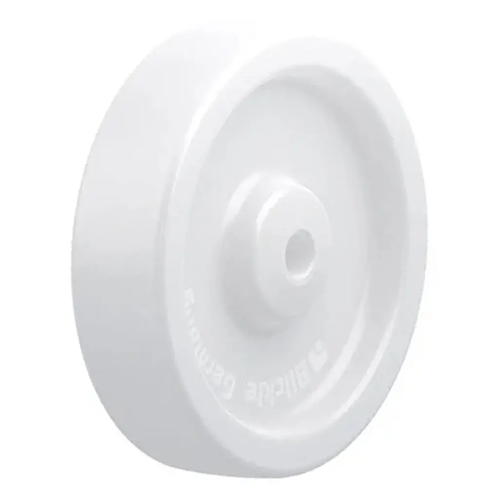 SPO 250/25G 250mm nylon wheel 25mm bore hub length 70mm plain bearing 2000kg