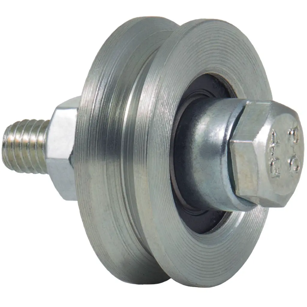 40mm V-groove wheel with 1 ball bearing