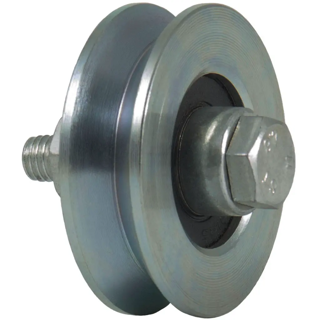 50mm V-groove wheel with 1 ball bearing