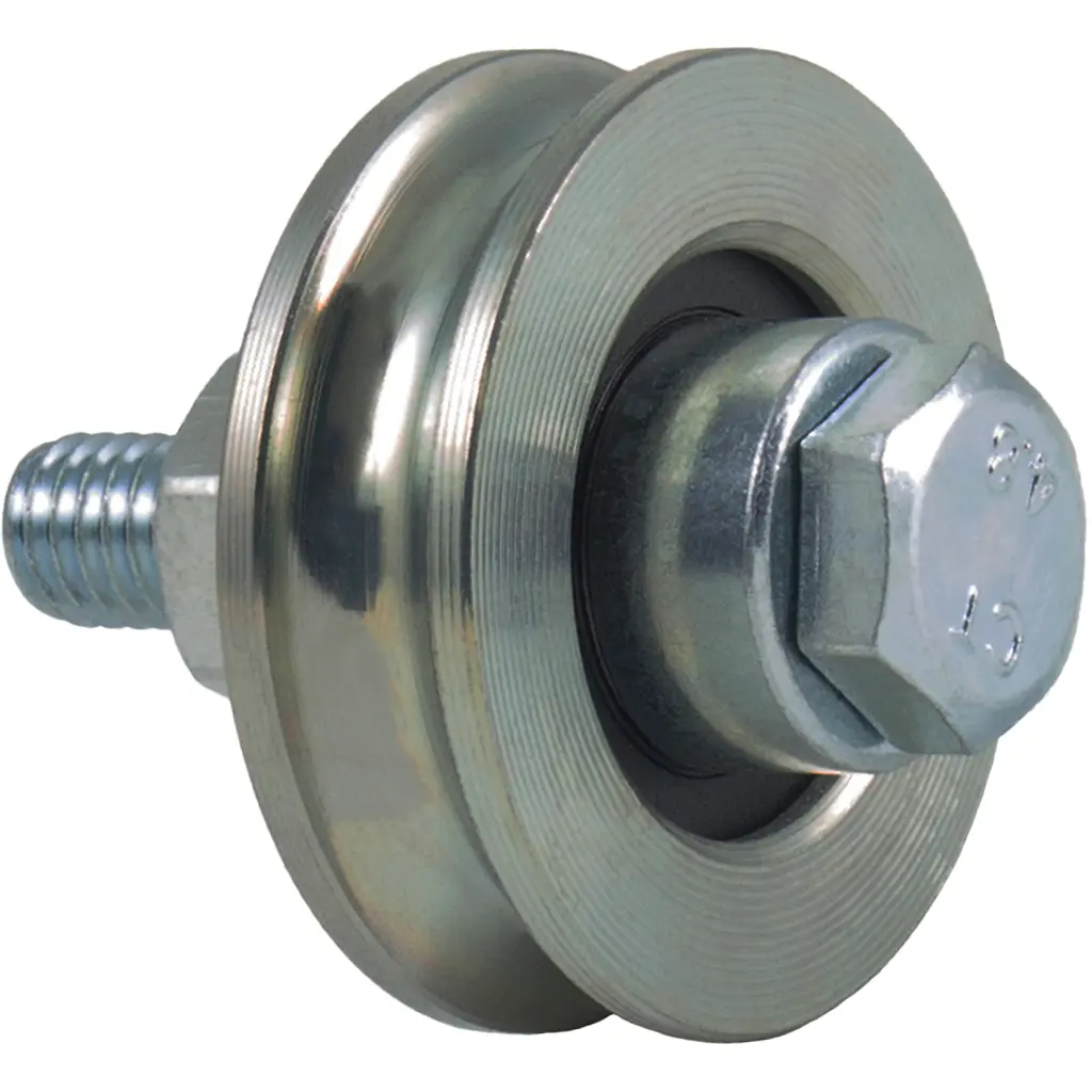 40mm Round groove wheel with 1 ball bearing
