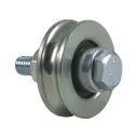 40mm Round groove wheel with 1 ball bearing
