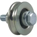 40mm Round groove wheel with 1 ball bearing