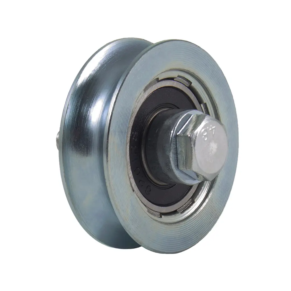 50mm Round groove wheel with 1 ball bearing