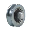 50mm Round groove wheel with 1 ball bearing