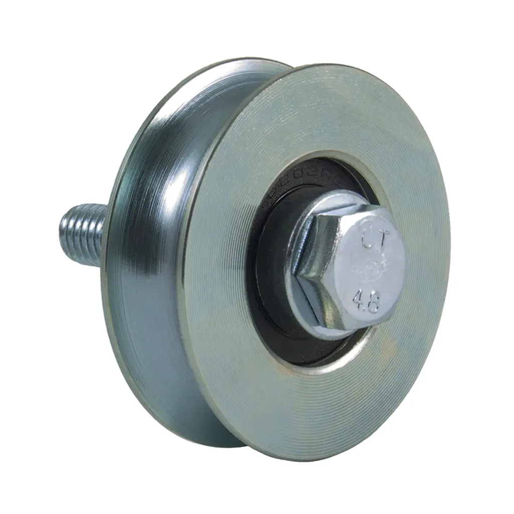 60mm Round groove wheel with 1 ball bearing