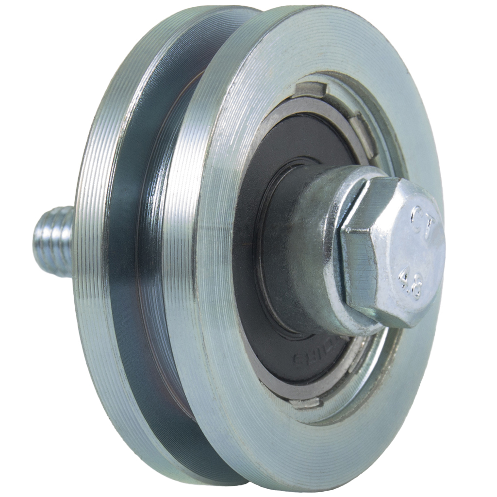 50mm Square groove wheel with 1 ball bearing