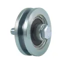 50mm Square groove wheel with 1 ball bearing