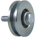 60mm Square groove wheel with 1 ball bearing