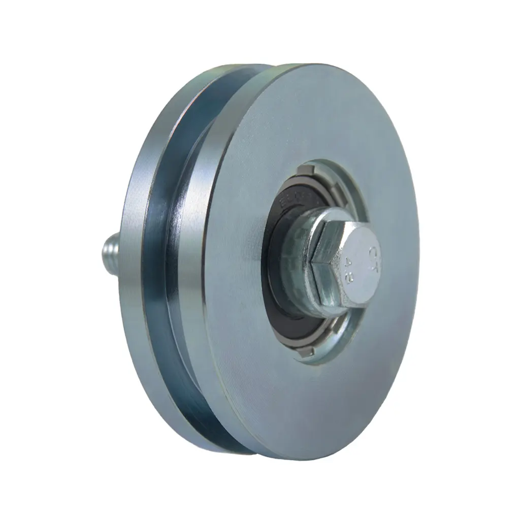 80mm Square groove wheel with 1 ball bearing