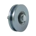 80mm Square groove wheel with 1 ball bearing