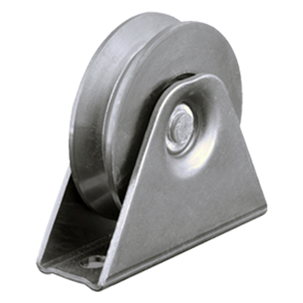 50mm V-groove wheel in bracket