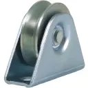 50mm V-groove wheel in bracket