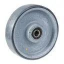 POTH 160/20K-ELS Wheel series 160mm electrically conductive grey polyurethane on nylon centre 20mm bore hub length 60mm ball bearings 360kg