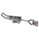 Large over-centre catch with receiver - Stainless steel (304)