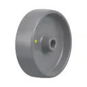 PO 125/15G-ELS Wheel series 125mm electrically conductive grey nylon 15mm bore hub length 45mm plain bearing 300kg
