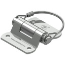 SPP Trailer hinge (releasable pin) zinc plated 73x61mm ZW-03.40