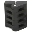 Plastic Hinge with Threaded Inserts 54x44mm 