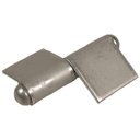 80mm Steel weldable hinge, fixed pin Right Hand (self colour)