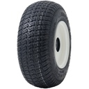 13x5.00-6 4ply P332 grass tyre on White 25x80mm ball bearing rim + cap