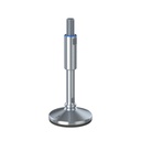 M20x210 Stainless steel certified hygienic levelling foot 105mm stainless base with anti-vibration rubber pad 2200kg AISI 304/A2