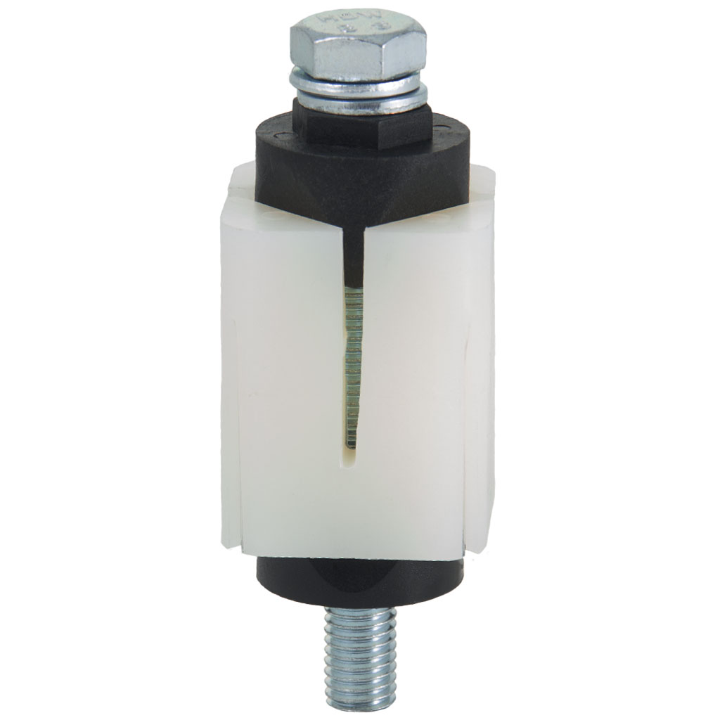 Plastic Expander Kit for 40x40mm box section (1.2/1.5mm) with M10x90 bolt