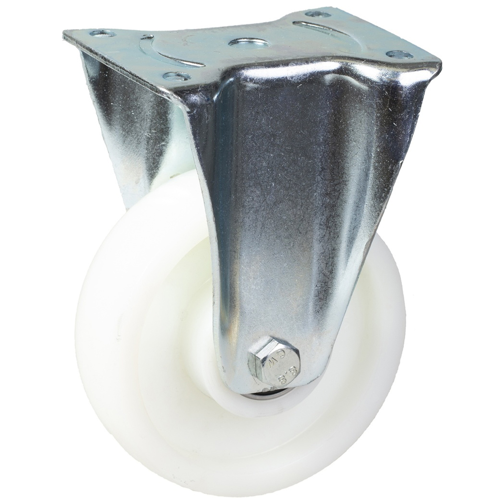 800 series 150mm fixed top plate 135x114mm castor with nylon ball bearing wheel 750kg