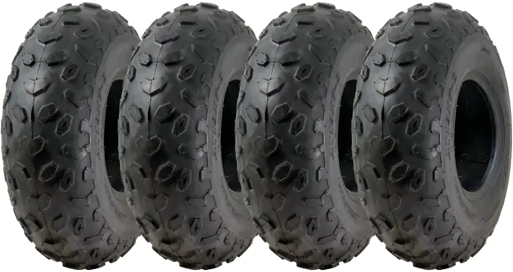 Set of 4 - 19x7.00-8 4pr Wanda P330 ATV tyre TL