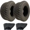 Set of 2 - 16x6.50-8 4pr Wanda P332 Grass tyre TL & 16x6.50-8 TR13 Tube