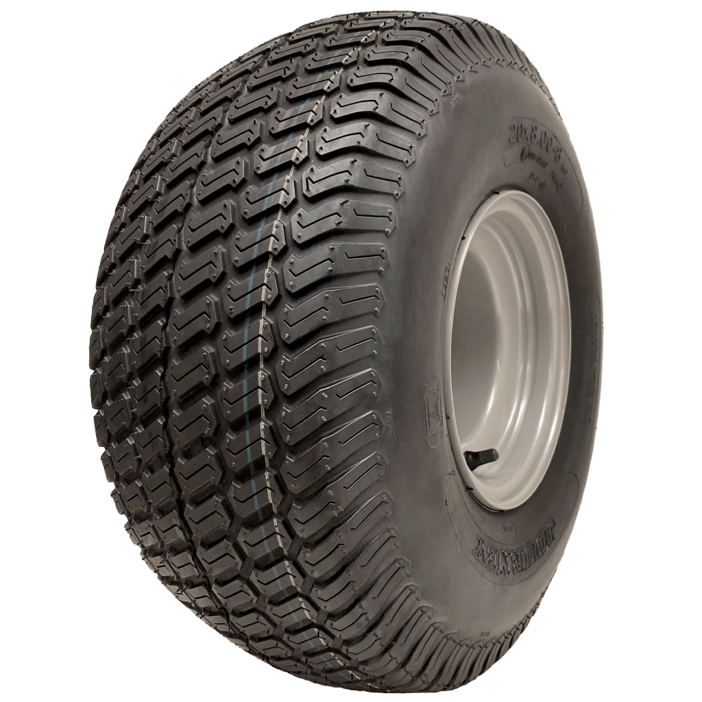 20x8.00-8 grass tyre on rim 4/4"