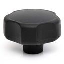 M16 Female Lobe Knob - Brass thread