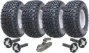 22x11-10 twin axle ATV trailer kit Quad wheels hub & stub cast hitch 1800kgs