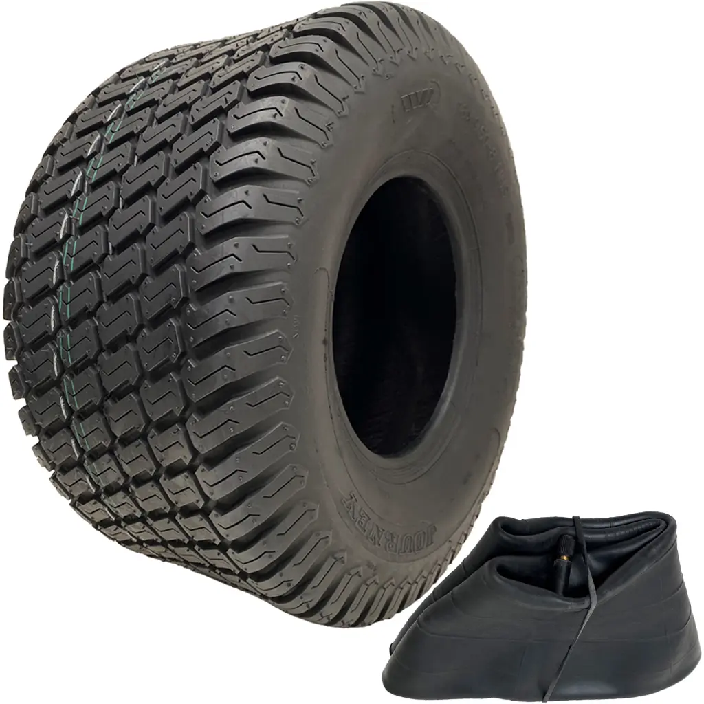 Set of 1 - 18x9.50-8 6pr Wanda P332 grass tyre TL & 18x8.50/9.50-8 TR13 Tube