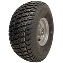 15x6.00-6 4ply P332 Grass Tyre on 25mm Ball Bearing 90mm Hub Rim