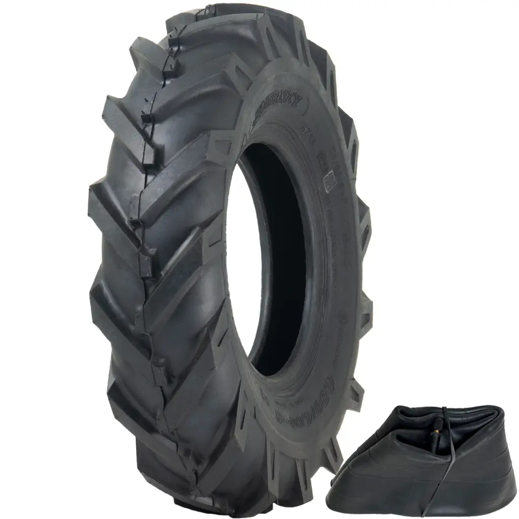 Set of 1 - 4.80/4.00x8 4pr Wanda H8022 open centre tyre TT & 4.80/4.00x8 TR13 Tube
