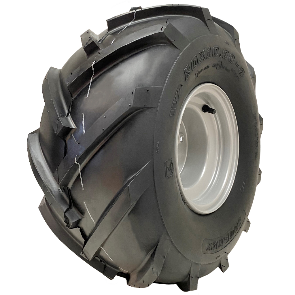 20x10.00-8 4pr Wanda P328 Open-Centre tyre TL on steel rim 4/100/60, 515kg load capacity