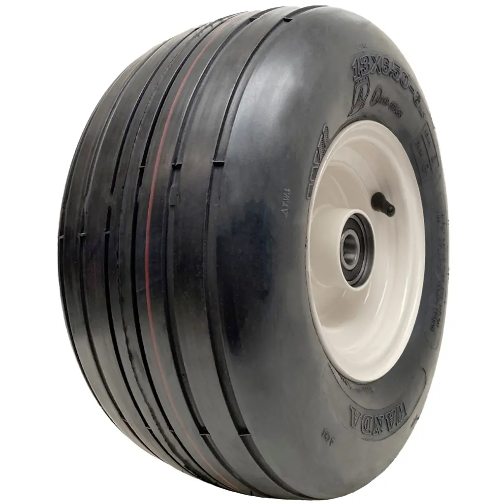 13x6.50-6 4pr Journey P508 Rib tyre E-marked TL on steel rim 25mm ball bearing 80mm hub length, 209kg load capacity