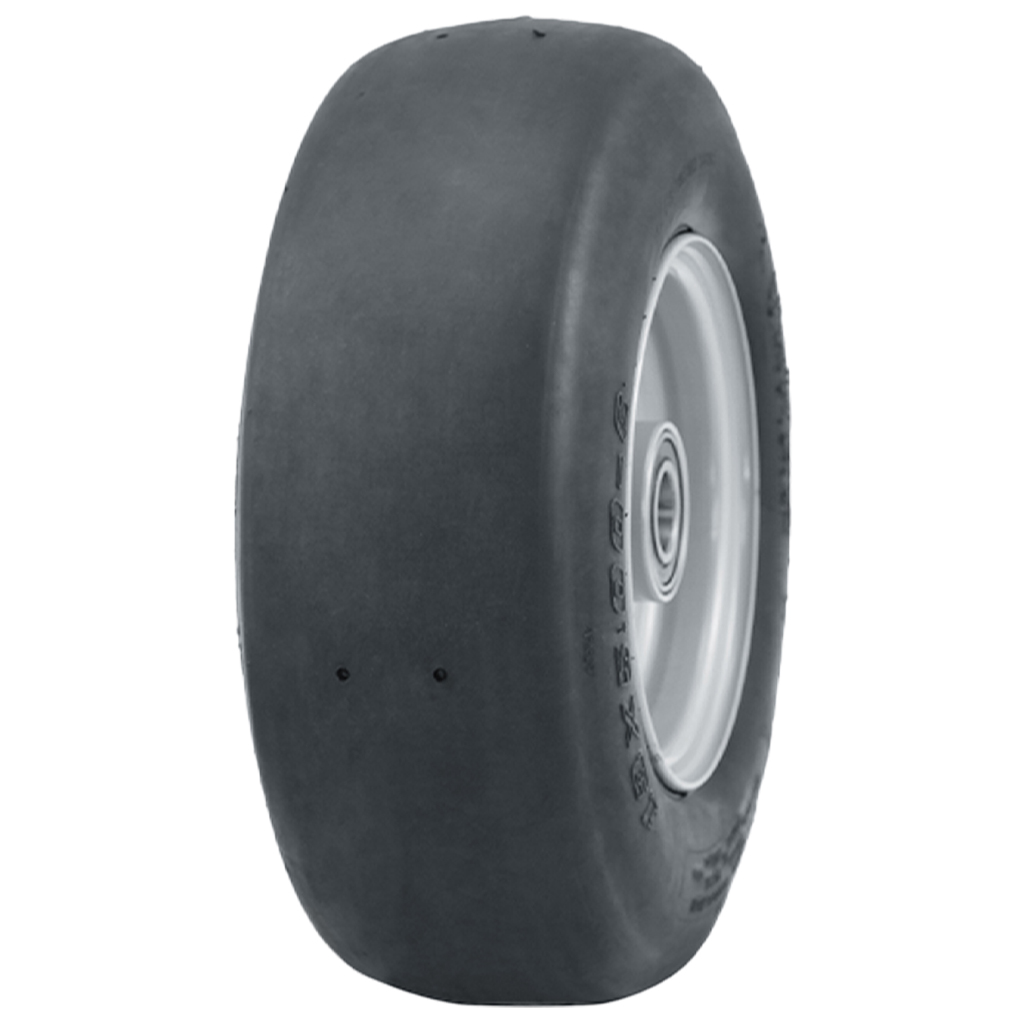 11x4.00-5 4pr Journey P607 smooth tyre E-marked TL on steel rim 20mm ball bearing 100mm hub length, 280kg load capacity