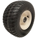 13x6.50-6 4pr Wanda P332 grass tyre E-marked TL on steel rim 20mm ball bearing 80mm hub length, 209kg load capacity